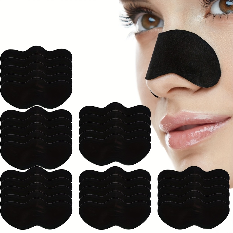 Charcoal Pore Strip - 10/20/50/100Pcs 코 모공 블랙 헤드 제거
