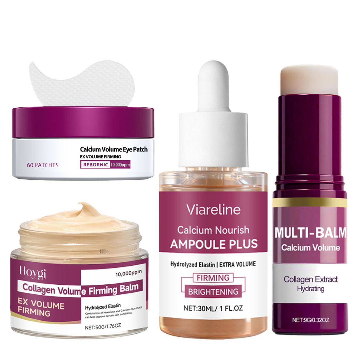 Caffeine Eye Serum - 칼슘 스킨케어 세트-항산화 탄력 세럼 크림,