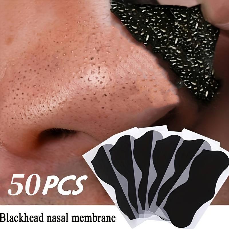 Skincare Viral Tiktok - 50Pcs 코 블랙헤드 리무버 마스크 수축