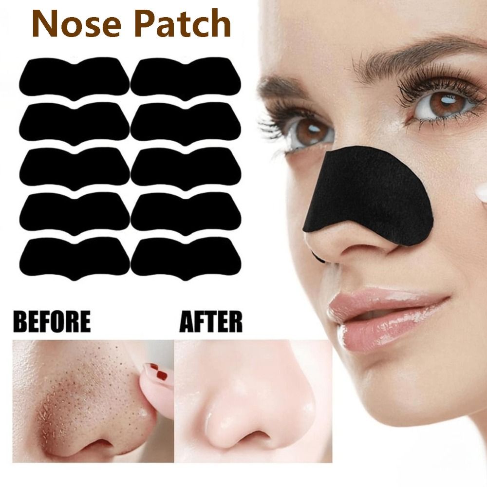 Charcoal Pore Strip - 코 블랙헤드 리무버 마스크, 딥 클리닝
