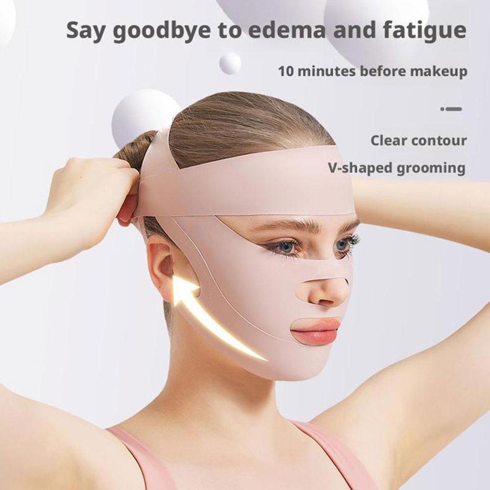 V 페이스 슬리밍 밴드 페이스 스컬프팅 수면 마스크 통 - Skincare Viral Tiktok 리뷰 및 가격