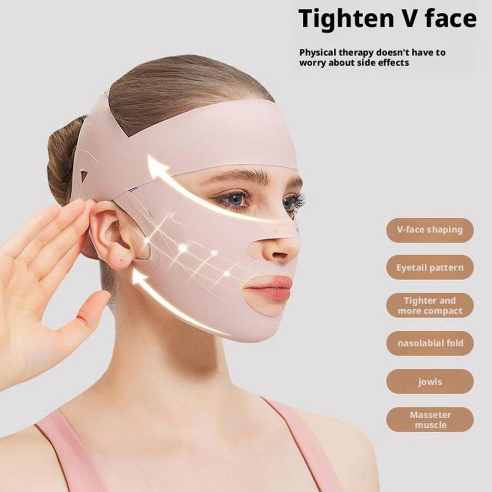 V 페이스 슬리밍 밴드 페이스 스컬프팅 수면 마스크 통 - Skincare Viral Tiktok 리뷰 및 가격