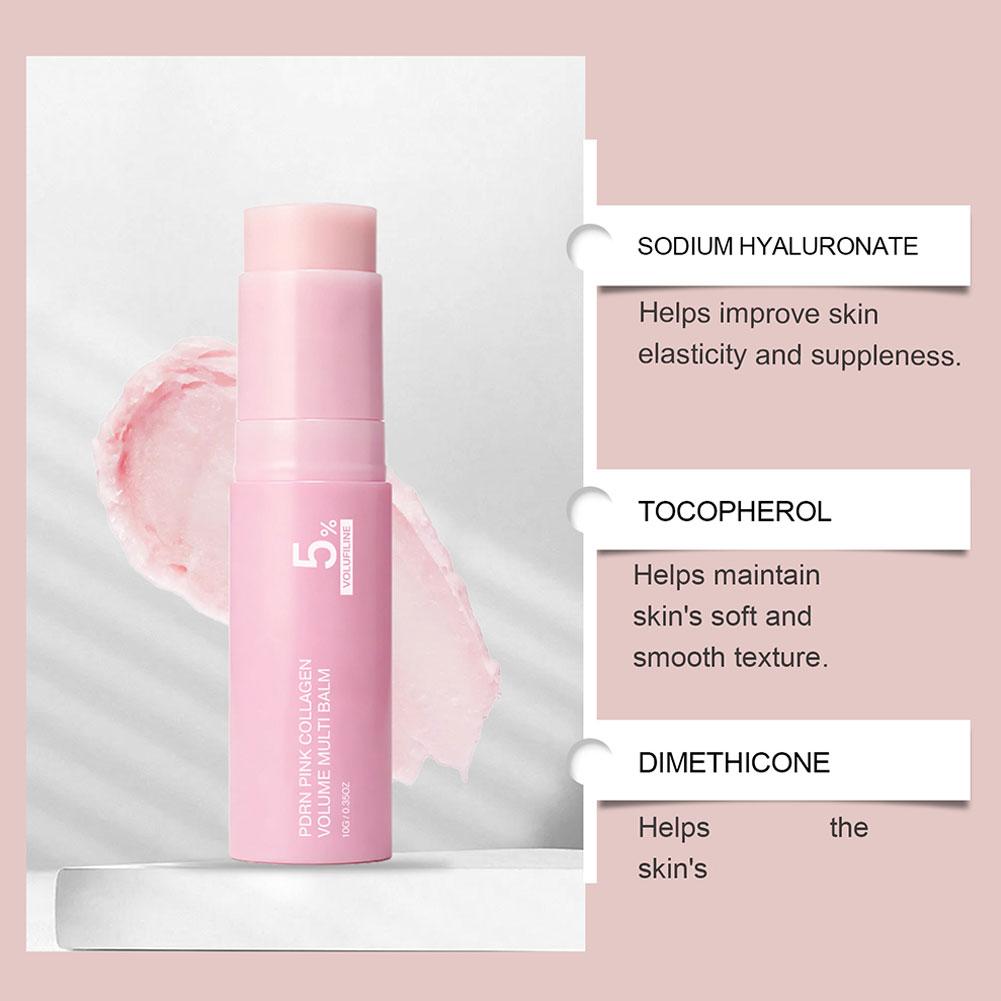 PDRN 핑크 콜라겐 볼륨 멀티 밤 스틱 5% 볼루필린 - Skincare Korea 리뷰 및 가격