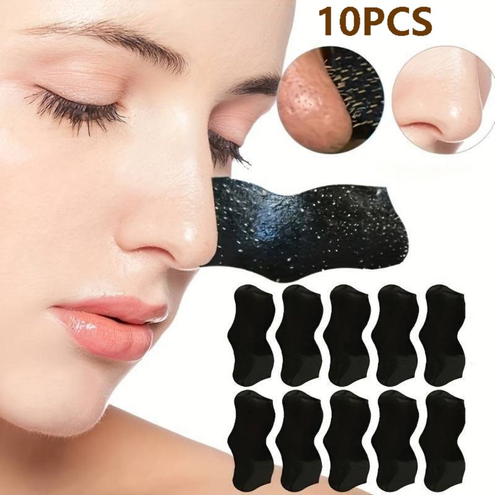 10개입 신제품 딥 클렌징 코팩 여드름 치료 대나무숯  - Charcoal Pore Strip 리뷰 및 가격