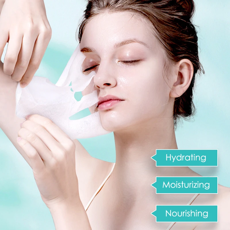 10pcs 히알루 론산 하이 드레이팅 페이셜 마스크 시 - Skincare Viral Tiktok 리뷰 및 가격
