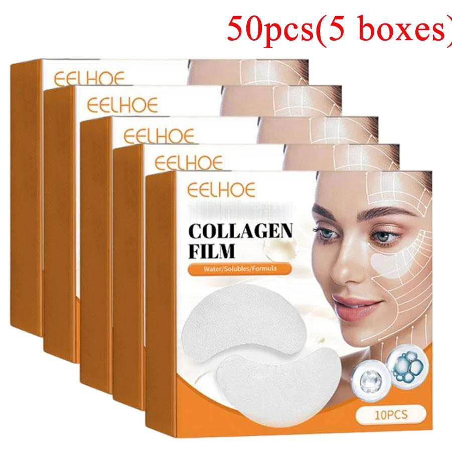 5 박스 콜라겐 수용성 패치 필름 안티 링클 다크 서클 - Skincare Viral Tiktok 리뷰 및 가격